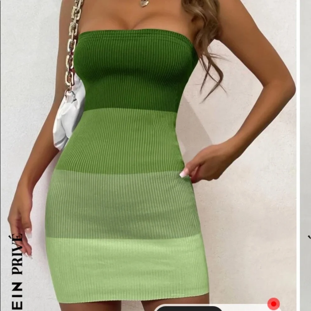 Green mini dress - Picture 2 of 2